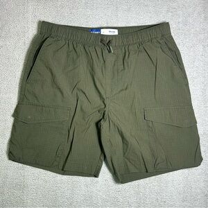 Old Navy Relaxed Built In Flex Cargo Shorts Men’s Medium Olive Green Ripstop